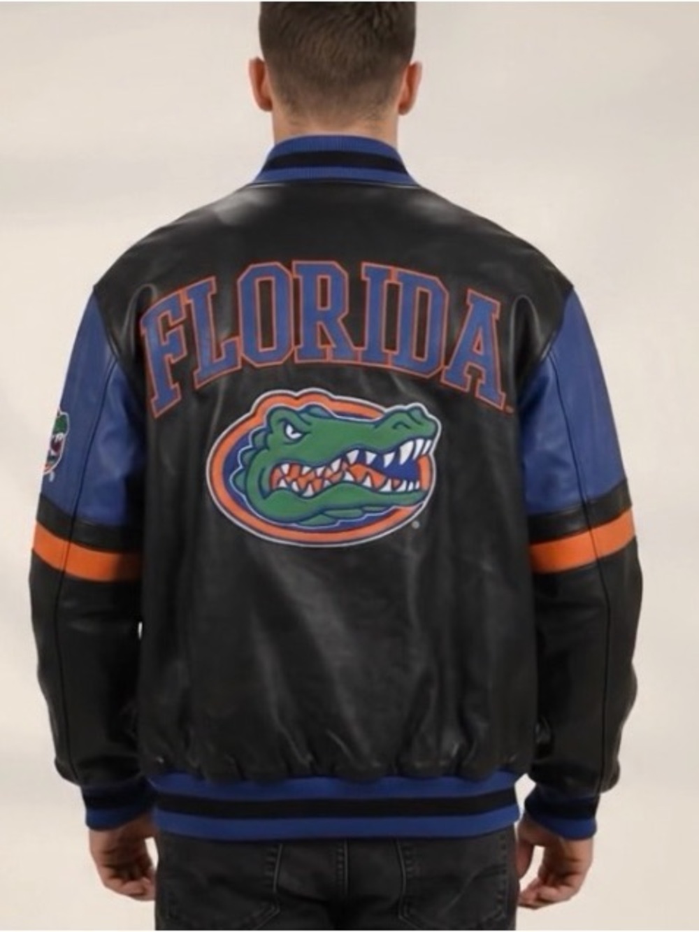 Authentic Vintage Florida Gators Leather Bomber Jacket – Men’s Large (42/44)